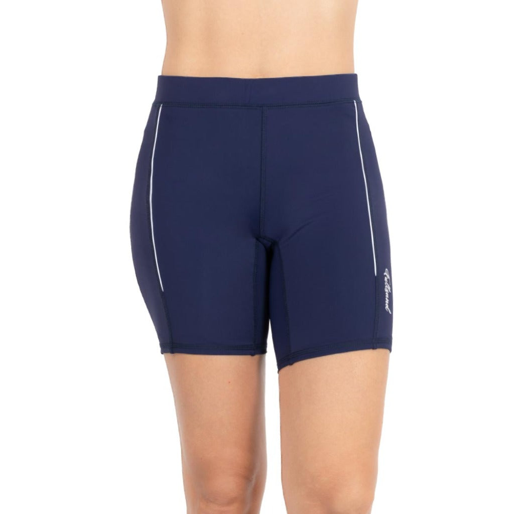 short para natación mujer tipo biker secado rápido con tecnologia UPF50+ para tus actividades deportivas y en la playa fullsand