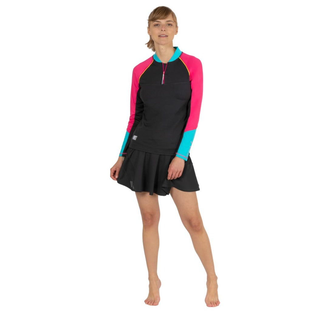 wetshirt mujer manga larga con protección solar uv UPF50+ rashguard para dama anti uv para nadar  fullsnad
