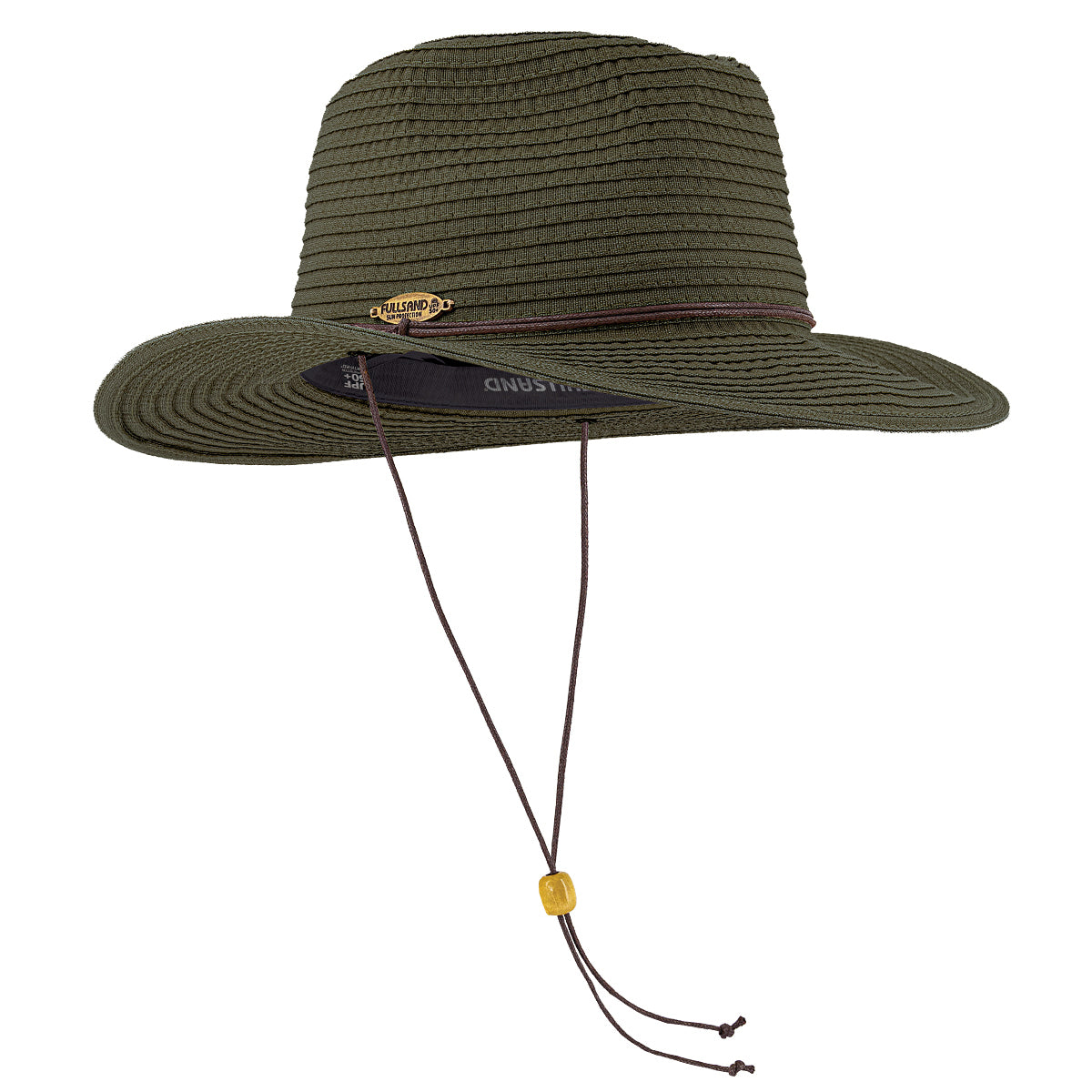 sombrero safari unixex color olivo con proteccion solar UPF50 Fullsand