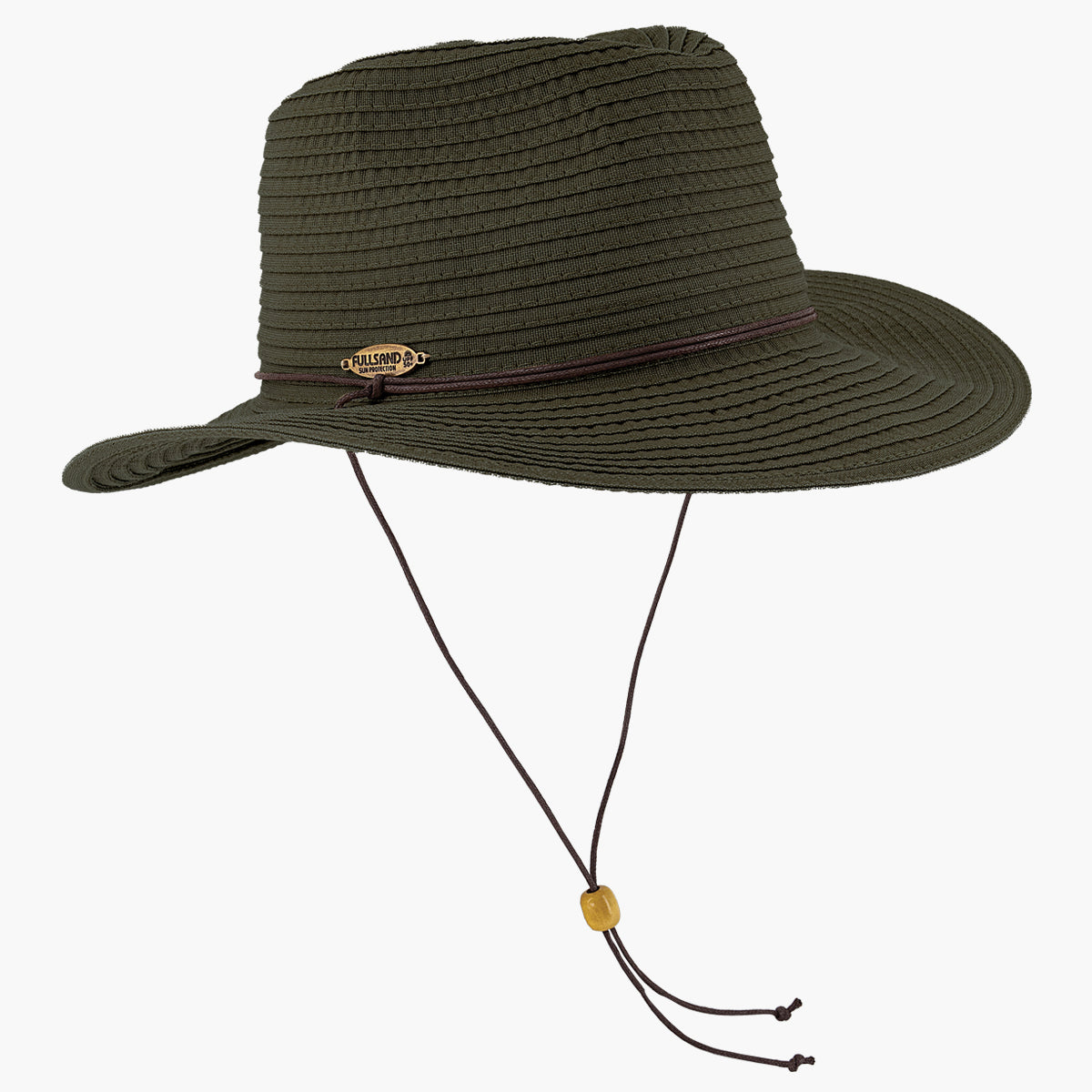 sombrero safari para el solo con protección uv upf50+ olivo fullsand