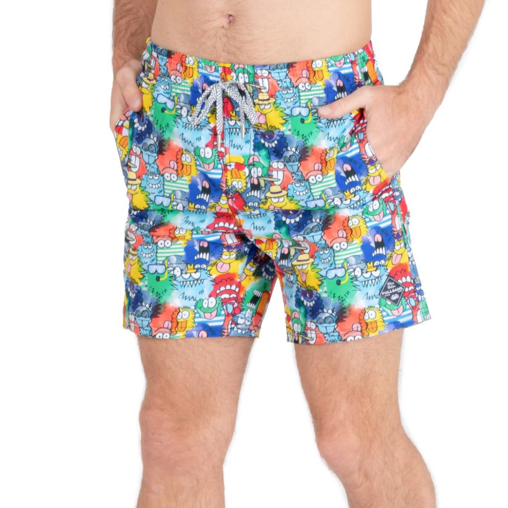 FULLSAND Traje De Baño Bermuda Hombre  Secado Rápido.