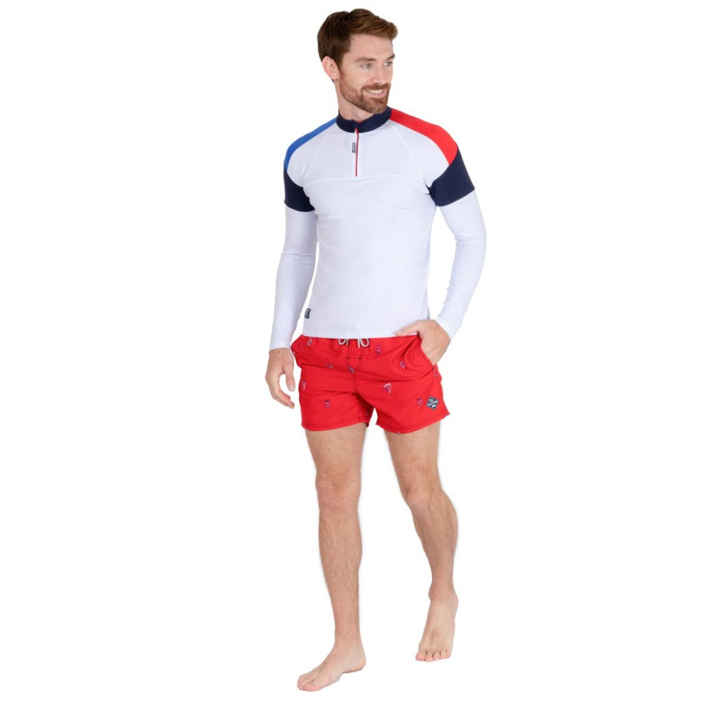 short trajes de baño hombre pantalon corto deportivo para la playa secado ultra rapido fullsand