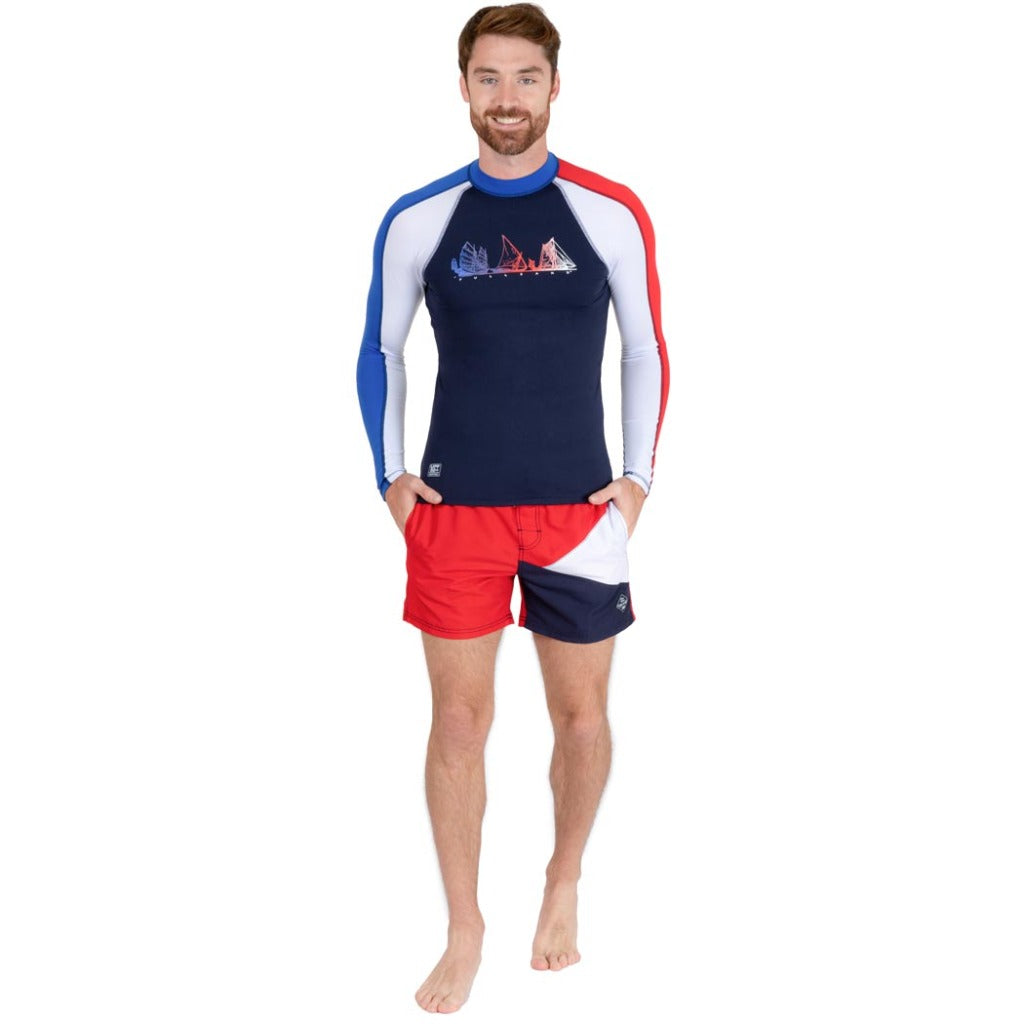 short trajes de baño hombre pantalon corto deportivo para la playa secado ultra rapido fullsand