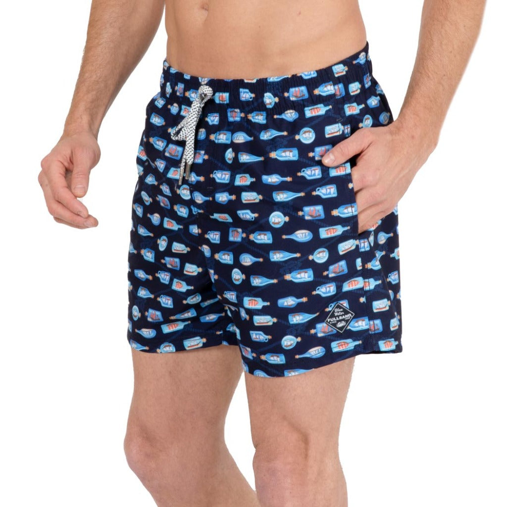 Bañador Hombre Secado Rápido - Largo Hasta La Rodilla, Impermeable, Con Bolsillos, Para Natación, Playa, Deportes Acuáticos