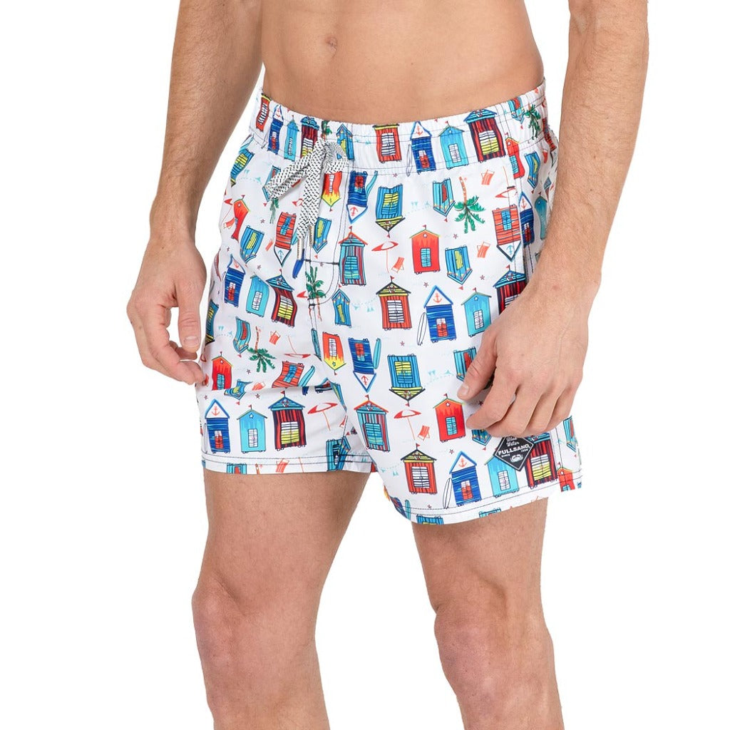 traje de baño para hombre tipo short corto secado ultra rapido bañadores para hombre  fullsand