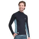 playera rashguard manga larga hombre con UPF50+ negro Fullsand