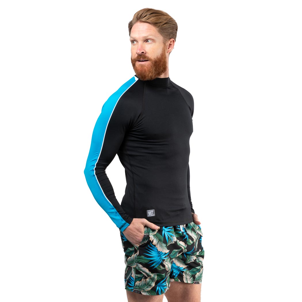 Playera Manga Larga Hombre Con Protección Solar Certificada Fullsand