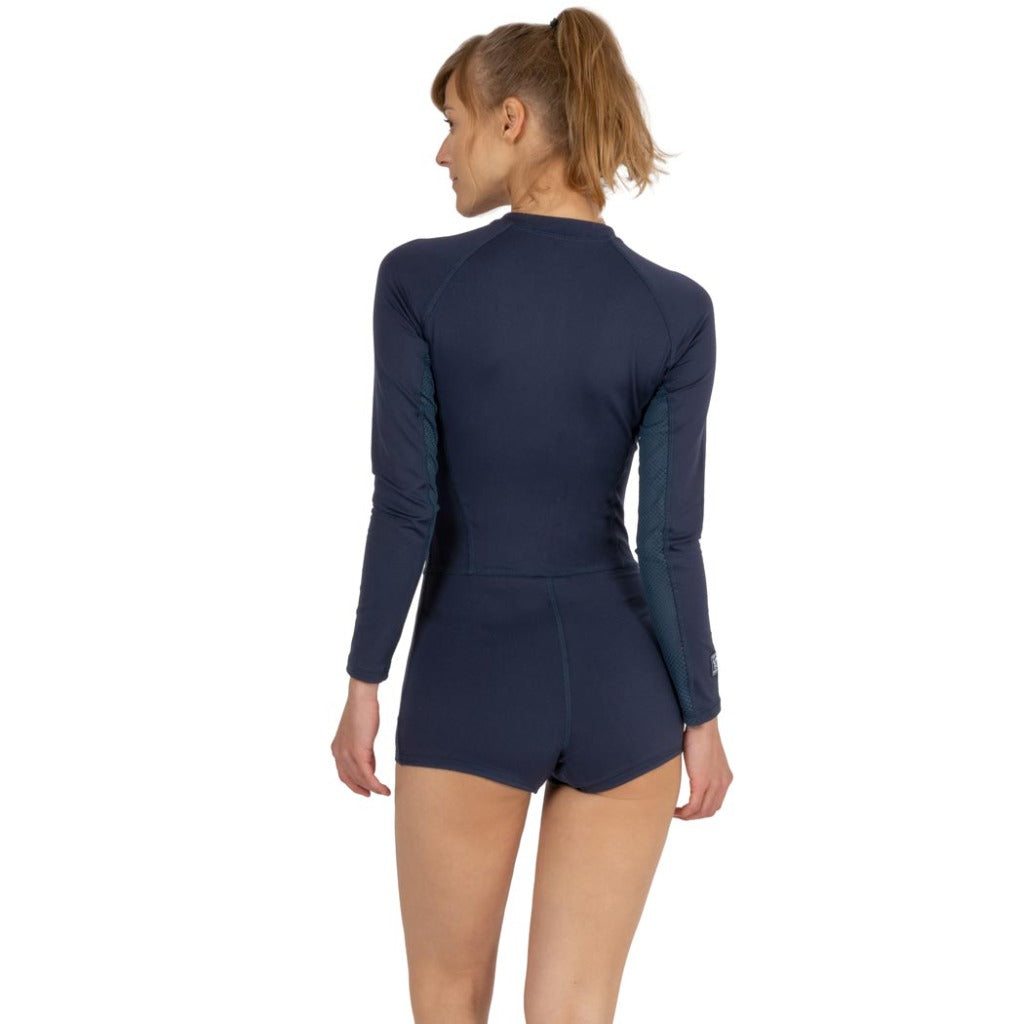 trajes de baño natación para mujer manga larga con protección uv tecnologia UPF50+ bodysuit dama para natación para actividades deportivas fullsand