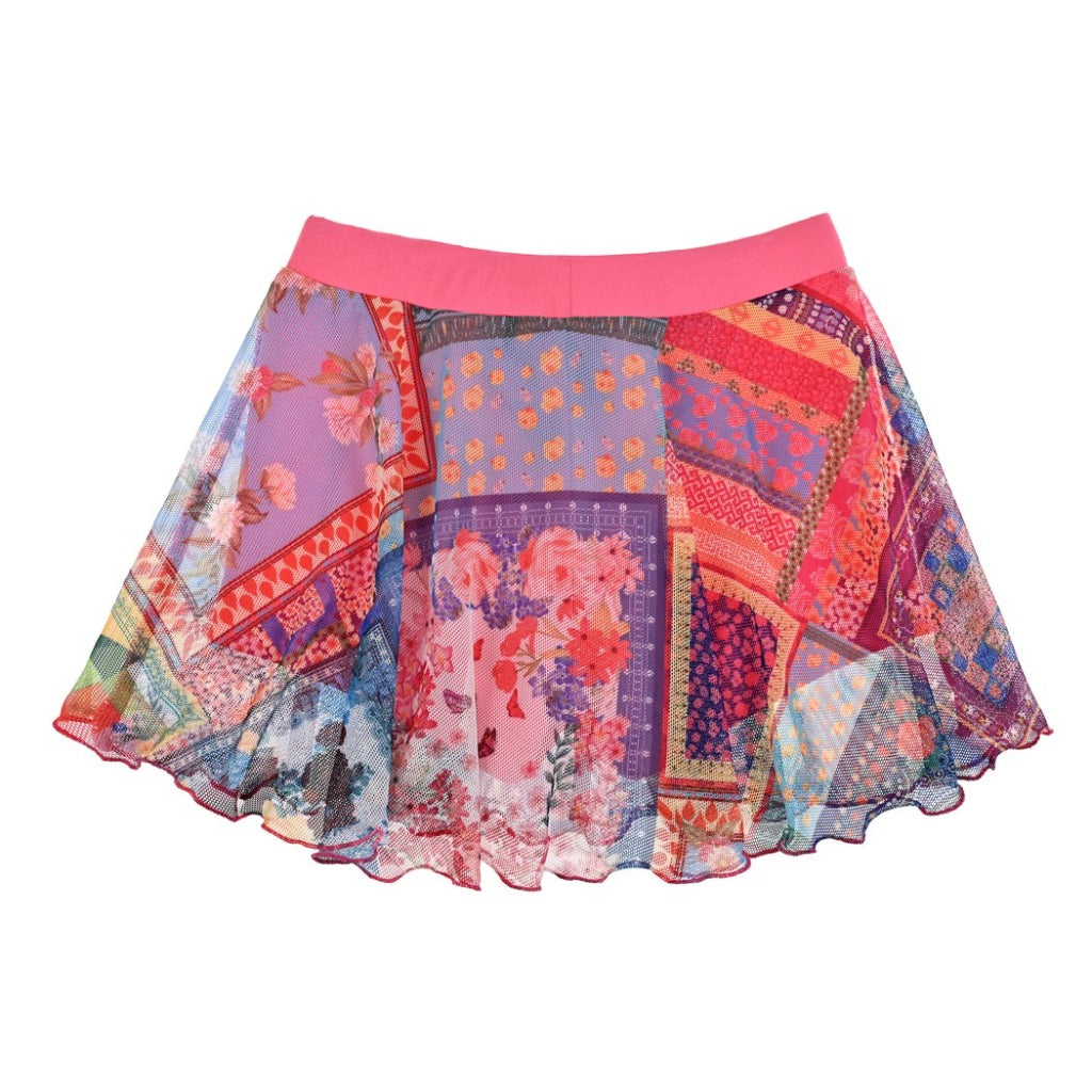 Falda short deportiva para niña con secado rápido tecnologia UPF50+ para tus actividades al aire libre en la playa