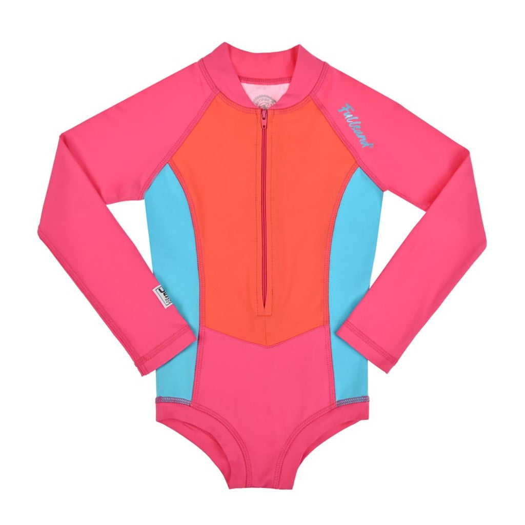 traje de baño completo niña con protección solar UPF50+ body para niña con filtro solar para tus actividades acuáticas y deportivas fullsand