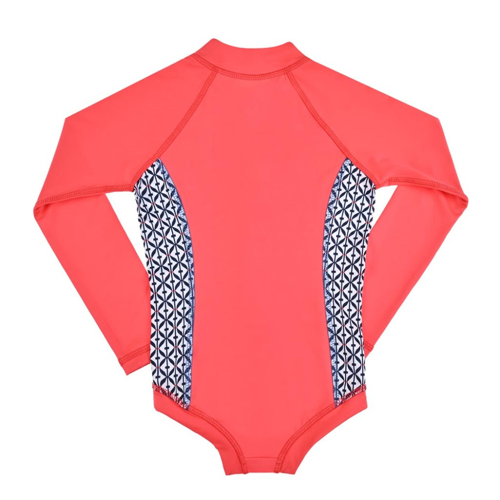 trajes de baño natación para niña manga larga con protección uv tecnologia UPF50+ bodysuit niña para natación para actividades deportivas fullsand