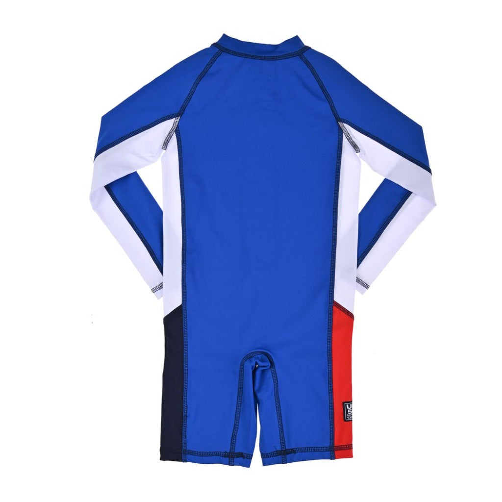 trajes de baño niño manga larga con proteccion uv tecnologia UPF50 trajes de baño para natación niños con proteccion solar fullsand