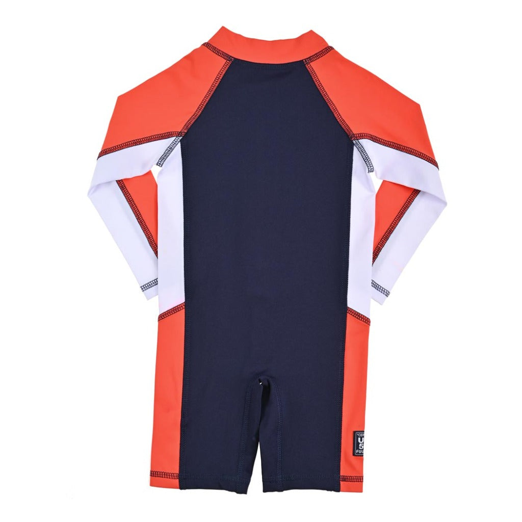 trajes de baño niño 1 a 4 años preescolar manga larga con proteccion uv tecnologia UPF50 trajes de baño para natación niños 1 a 4 años preescolar con proteccion solar fullsand