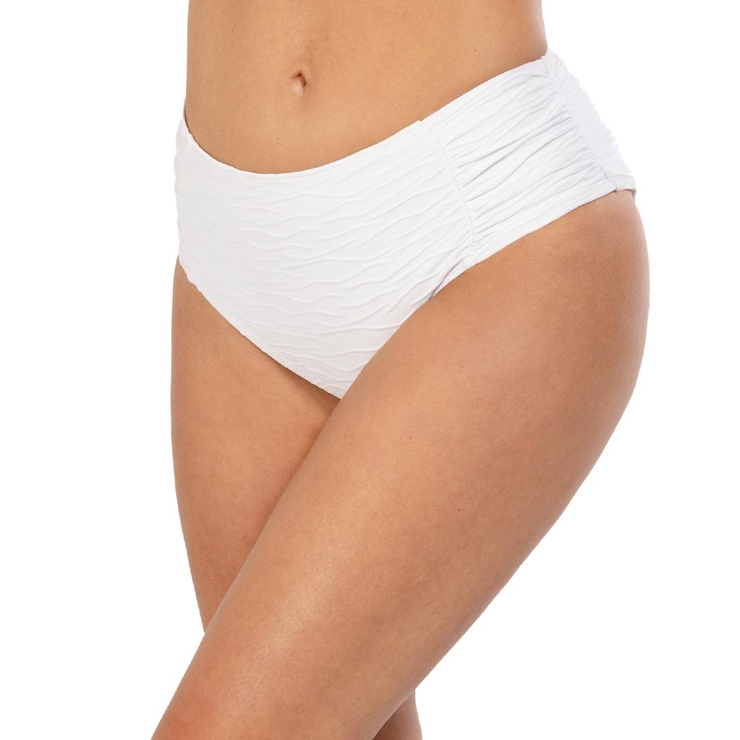 traje de baño mujer calzon parte baja control abdominal blanco coralina