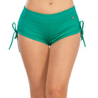 traje de baño mujer short  parte baja control abdominal esmeralda coralina