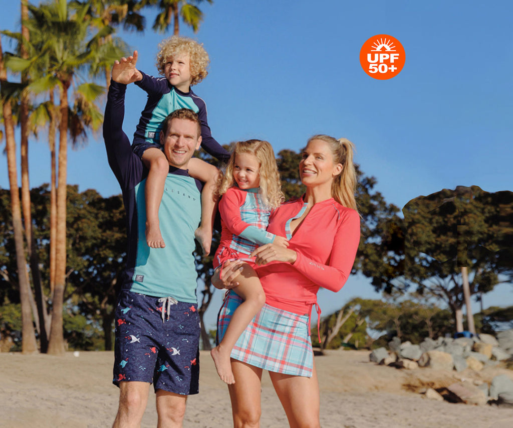 ropa con protección solar y trajes de baño para hombre y mujer Fullsand