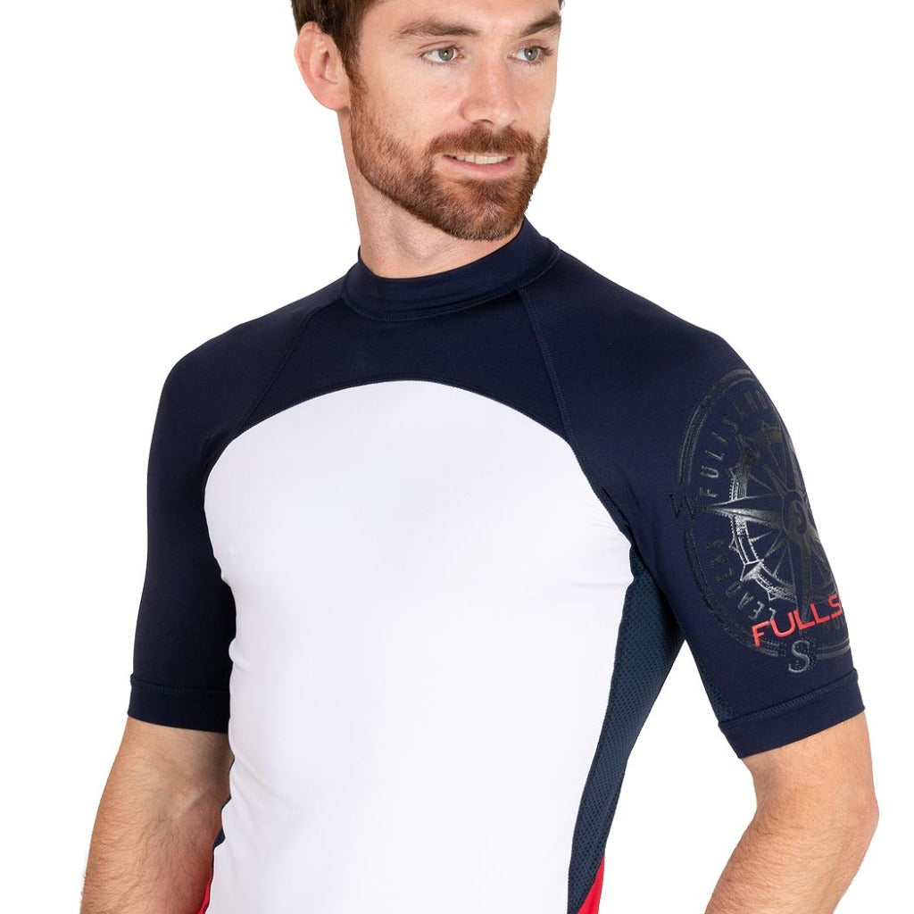 wetshirt para hombre con UPF 50+ acuática fullsand