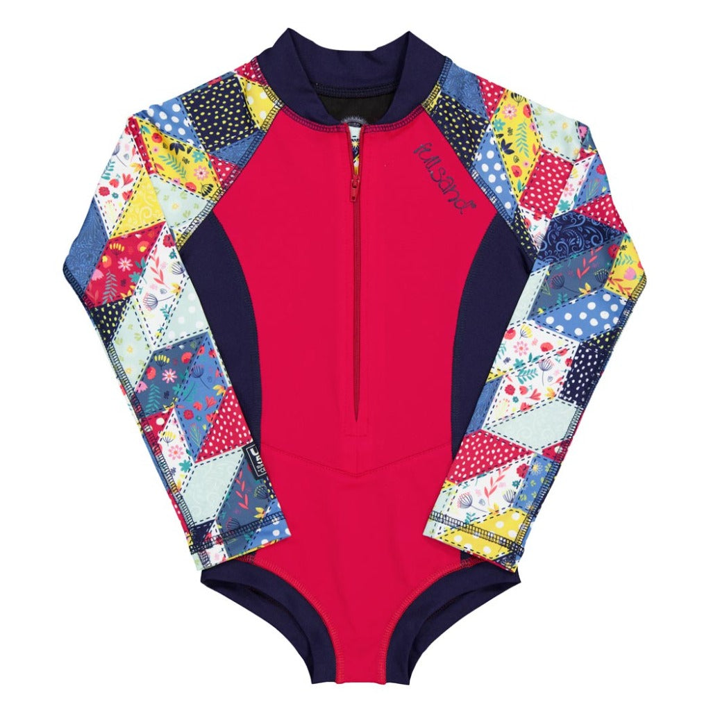 traje de baño completo niña con protección solar UPF50+ body para niña con filtro solar para tus actividades acuáticas y deportivas fullsand