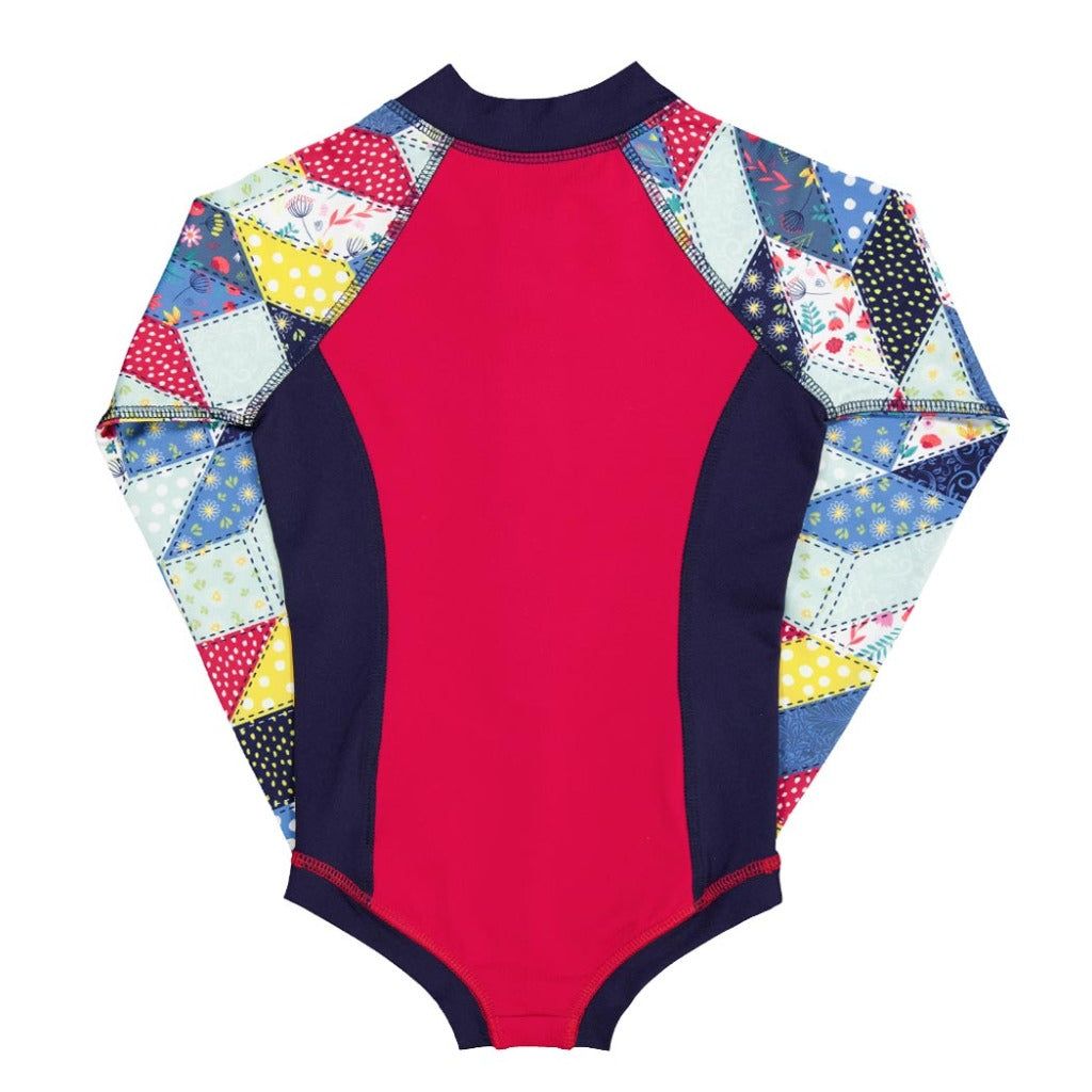 trajes de baño natación para niña manga larga con protección uv tecnologia UPF50+ bodysuit niña para natación para actividades deportivas fullsand