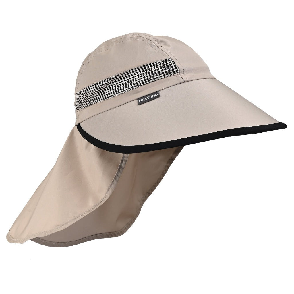 sombrero de capa para el sol mujer con protección solar dermatologico con UPF50+ sombrero de capa para playa con filtro solar fullsand