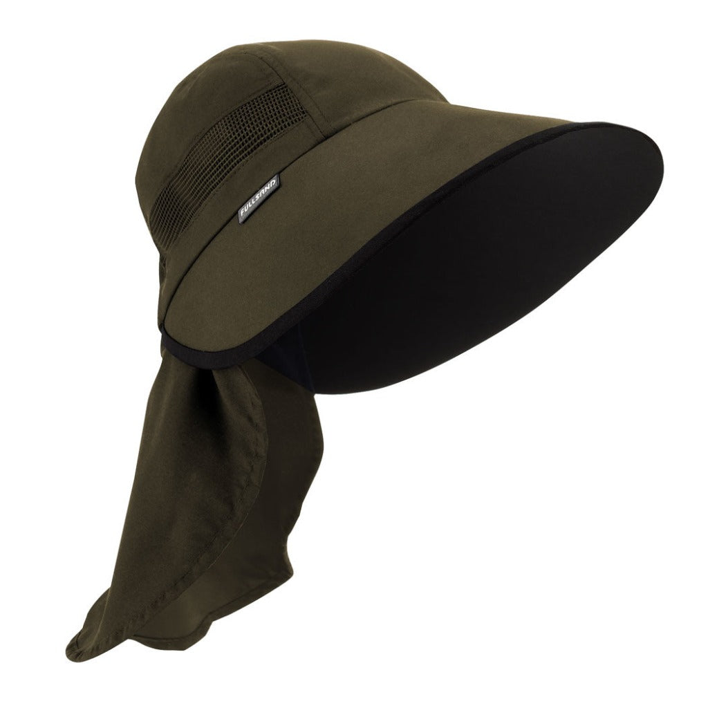 sombrero de capa para el sol mujer con protección solar dermatologico con UPF50+ sombrero de capa para playa con filtro solar fullsand