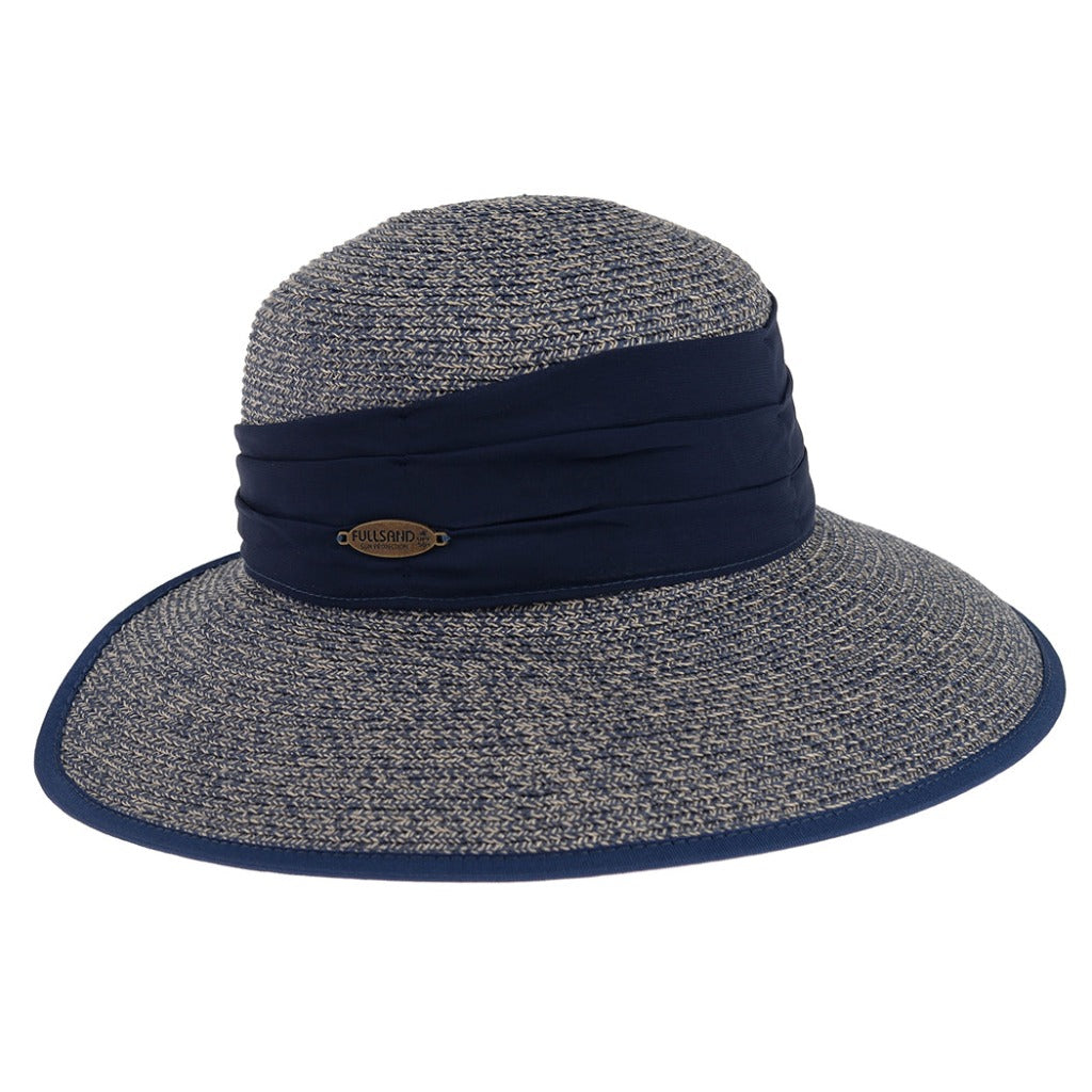 sombrero para mujer malvinas con filtro solar tecnologia UPF50+ ideal para paseos viajes o en la playa sombrero dama malvinas uv para la playa fullsand
